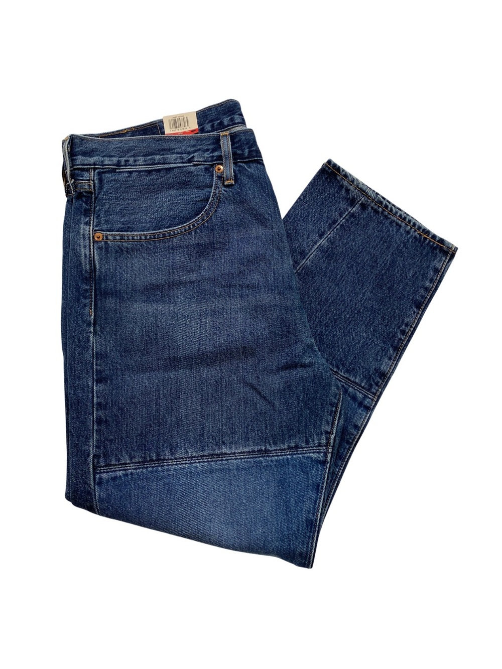 NWT Levi’s Men’s Drop Crop 34x25 Button Fly Dark Wash Tapered Leg Jeans